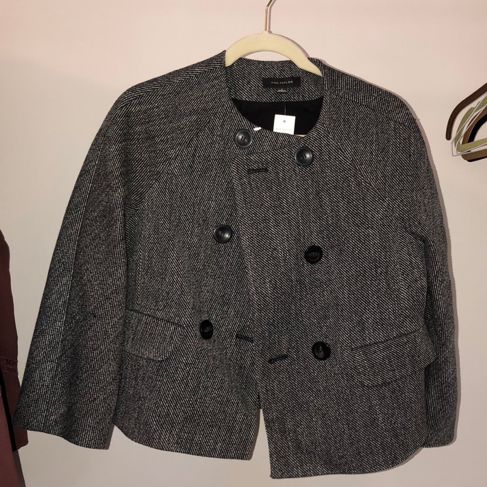 Ann Taylor NWT double breasted peacoat/blazer!